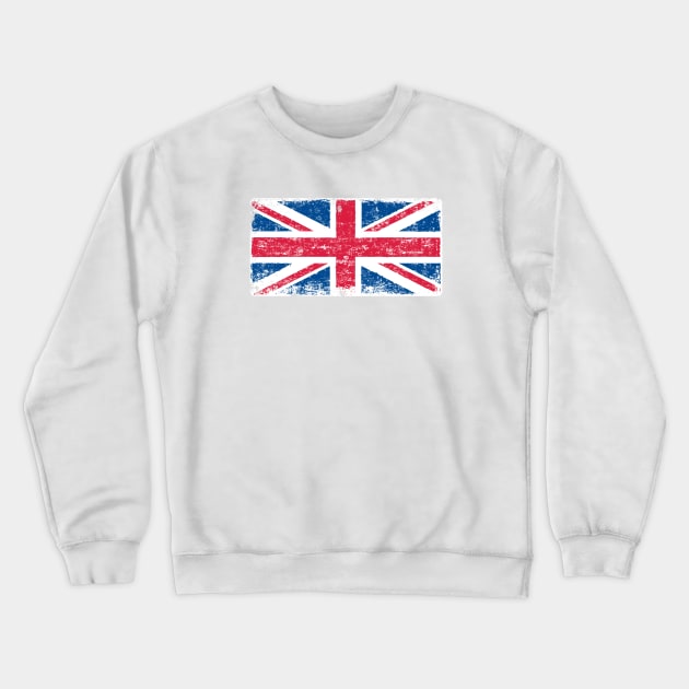 Grunge Union Jack Crewneck Sweatshirt by StefanAlfonso